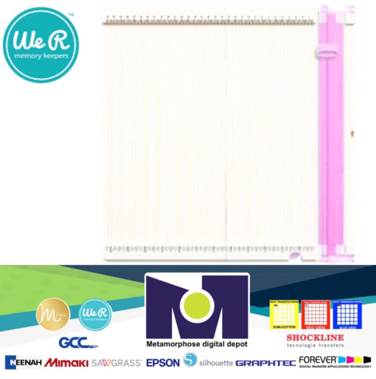 TOOL - We R Memory Keepers - METRIC TRIM AND SCORE BOARD 660699